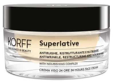 Korff Superlative Crema Viso Antirughe 24h Vaso Da 50 Ml