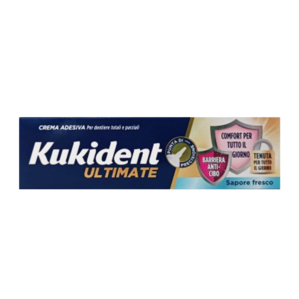 Kukident Ultimate Sapore Fresco Crema Per Protesi Dentale 40g