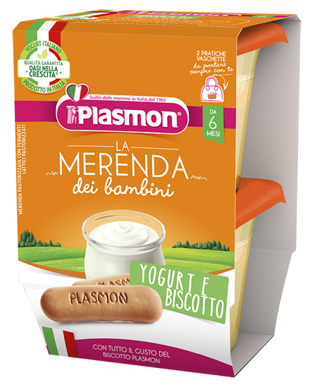 La Merenda Dei Bambini Yogurt E Biscotti