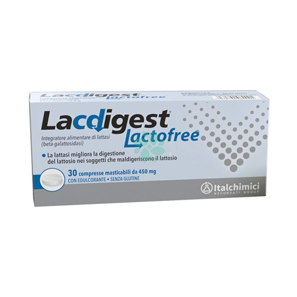 Lacdigest 30 Compresse Masticabili 2250 Unita'
