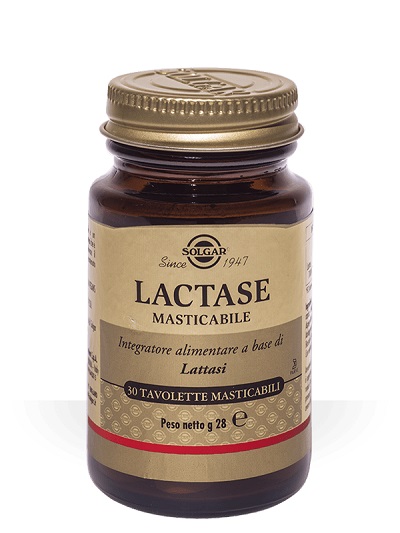 Solgar Lactase Masticabile Integratore Alimentare 30 Tavolette