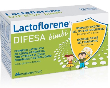 Lactoflorene Difesa Bambini Fermenti Lattici 10 Flaconcini