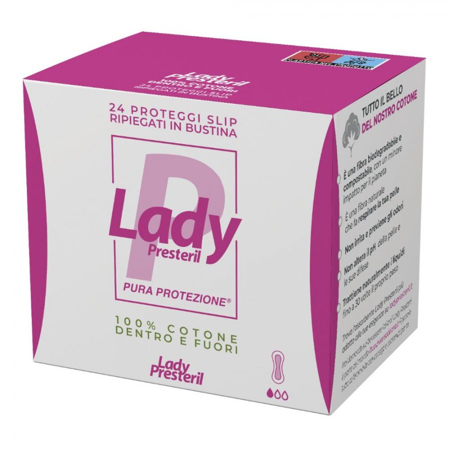 Lady Presteril Pura Protezione 24 Proteggi Slip Ripiegati