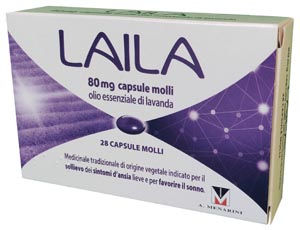 Laila Capsule Molli Contro L'ansia E Favorisce Sonno