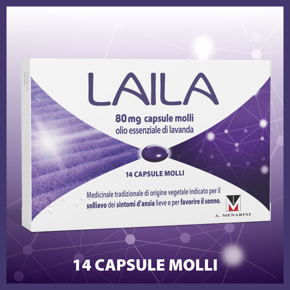 Laila Capsule Molli Contro L'ansia E Favorisce Sonno 14 Capsule