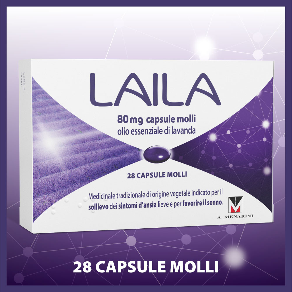 Laila Capsule Molli Contro L'ansia E Favorisce Sonno 28 Capsule