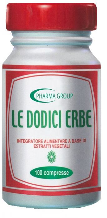 Le Dodici Erbe Integratore Alimentari 100 Tavolette