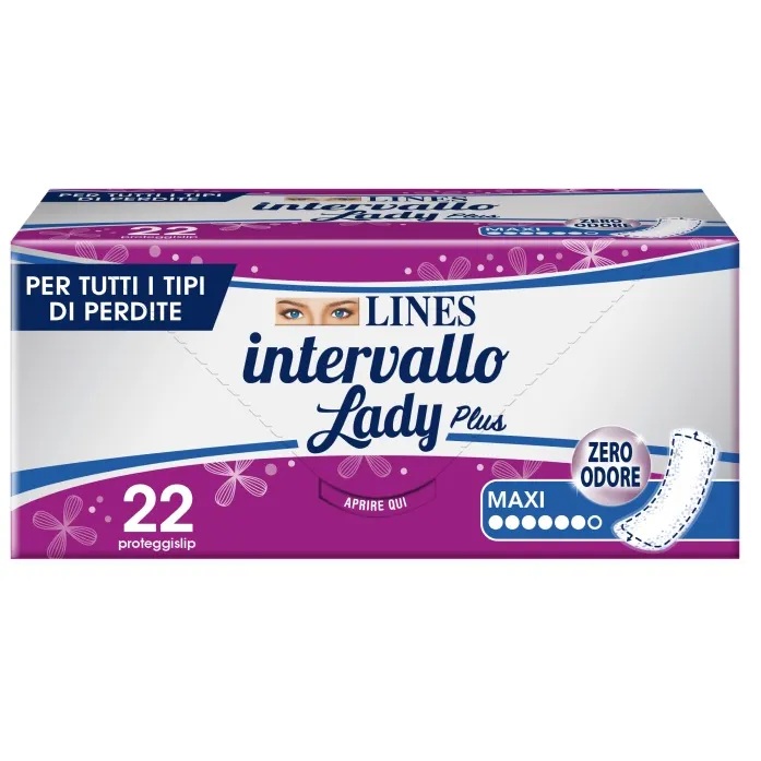 Lines Intervallo Maxi Lady Plus 22 Pezzi