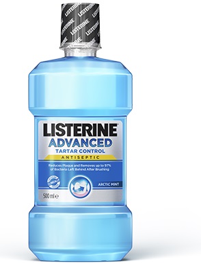 Listerine Advance Tartar Control Collutorio Igiene Bocca 500 Ml