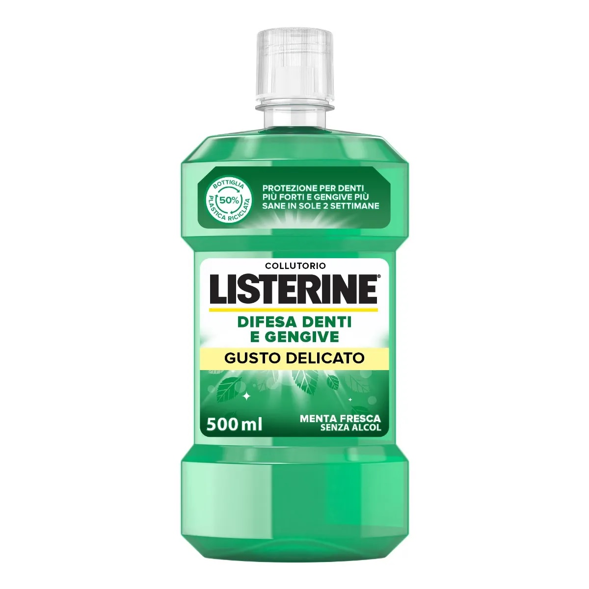Listerine Denti E Gengive Gusto Delicato Collutorio 500 Ml