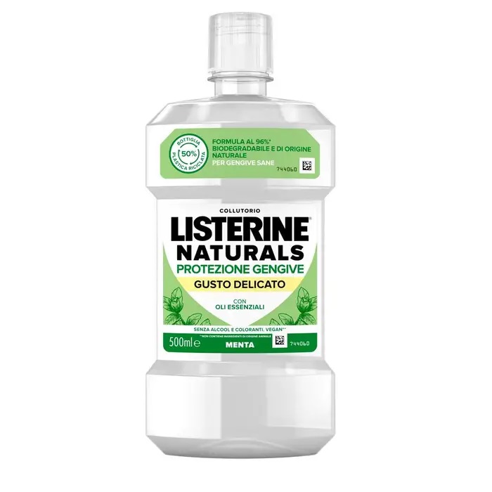 Listerine Naturals Protezione Gengive Collutorio 500 Ml