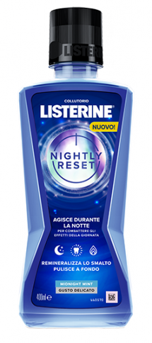 Listerine Nightly Reset Collutorio Per Igiene Bocca 400 Ml