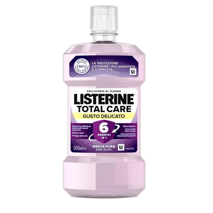 Listerine Total Care Zero Collutorio Igiene Bocca 500 Ml