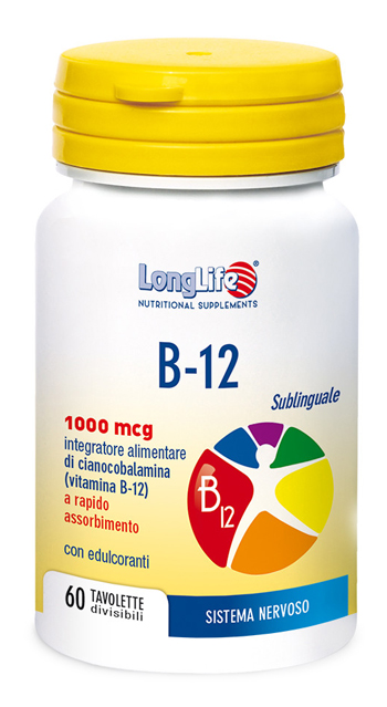 Longlife B-12 1000 Mcg 60 Tavolette