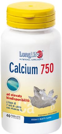 Longlife Calcium 750 Mg 60 Tavolette