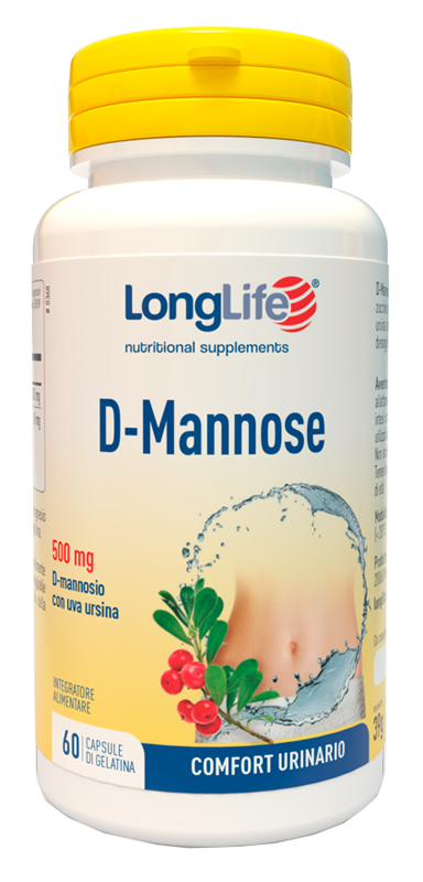 Longlife D-mannose Integratore Alimentare 60 Capsule