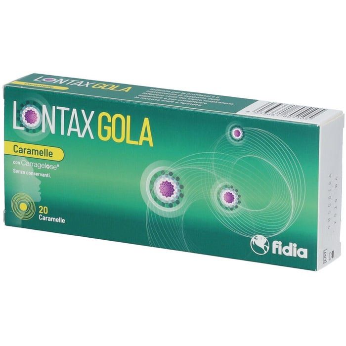 Lontax Gola Contro Sintomi Influenzali 20 Caramelle