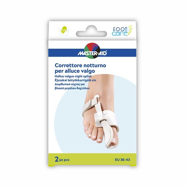 Master Aid Correttore Alluce Valgo Notte 2 Pezzi
