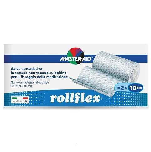 Master Aid Rollflex Garza Autoadesiva 2mx10 Cm