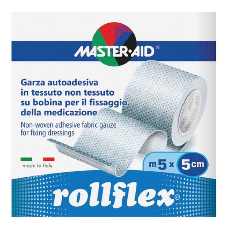 Master Aid Rollflex Garza Autoadesiva 5mx5cm