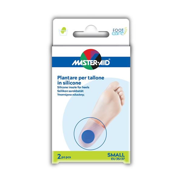 Master Aid Plantare Per Tallone In Silicone 2 Pezzi