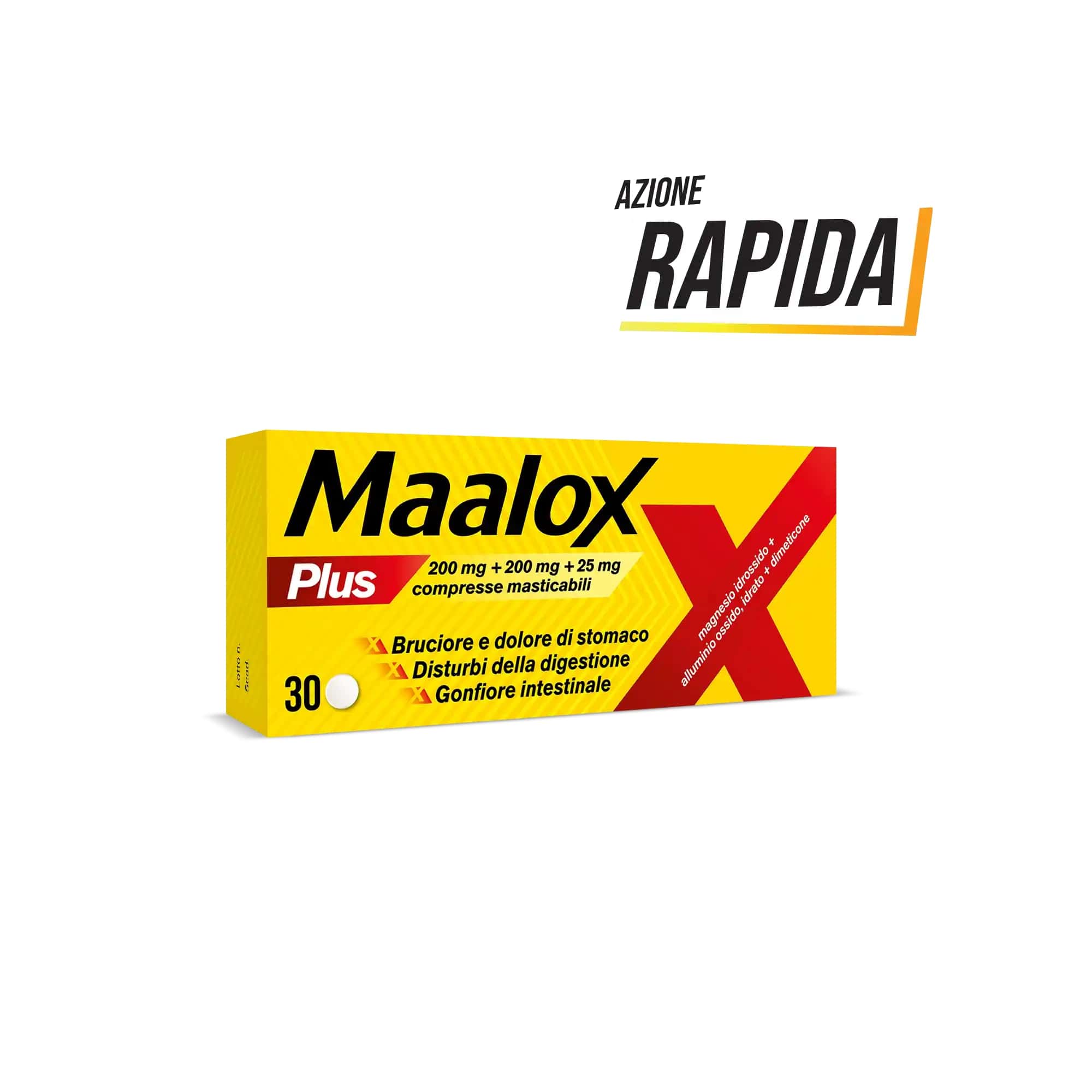 Maalox Plus Contro Acidità Di Stomaco 30 Compresse Masticabili