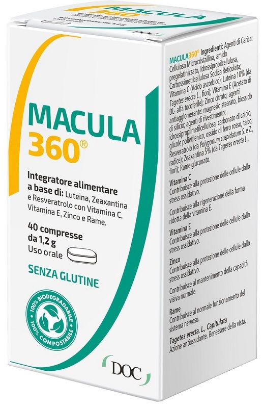 Macula 360 Integratore Alimentare 40 Compresse