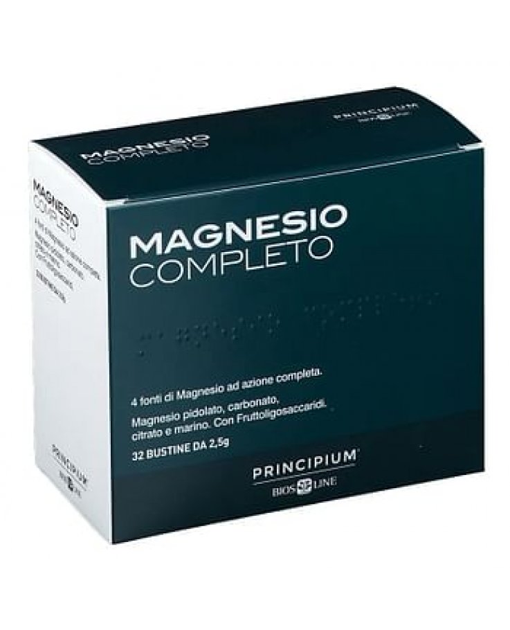 Biosline Principium Magnesio Completo Integratore 32 Bustine