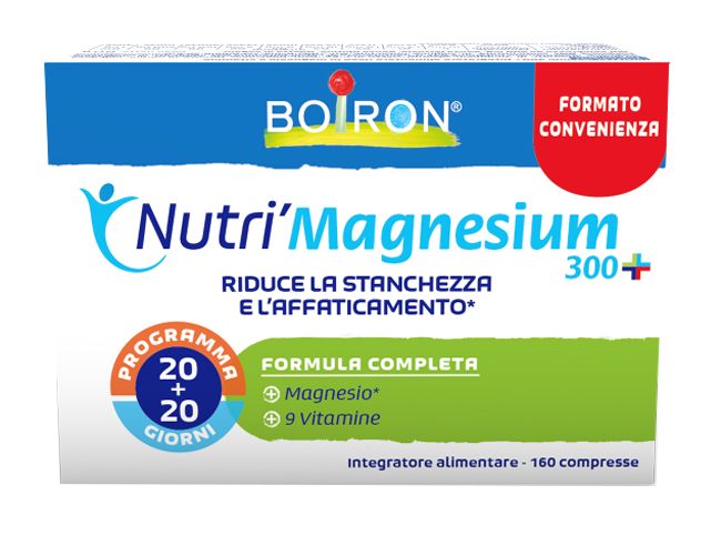 Boiron Magnesium 300+ Integratore Alimentare 160 Compresse