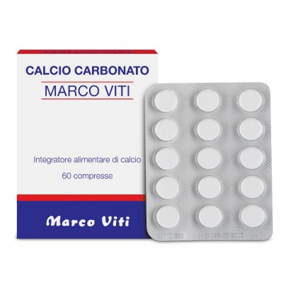 Marco Viti Calcio Carbonato Viti Integratore 60 Compresse