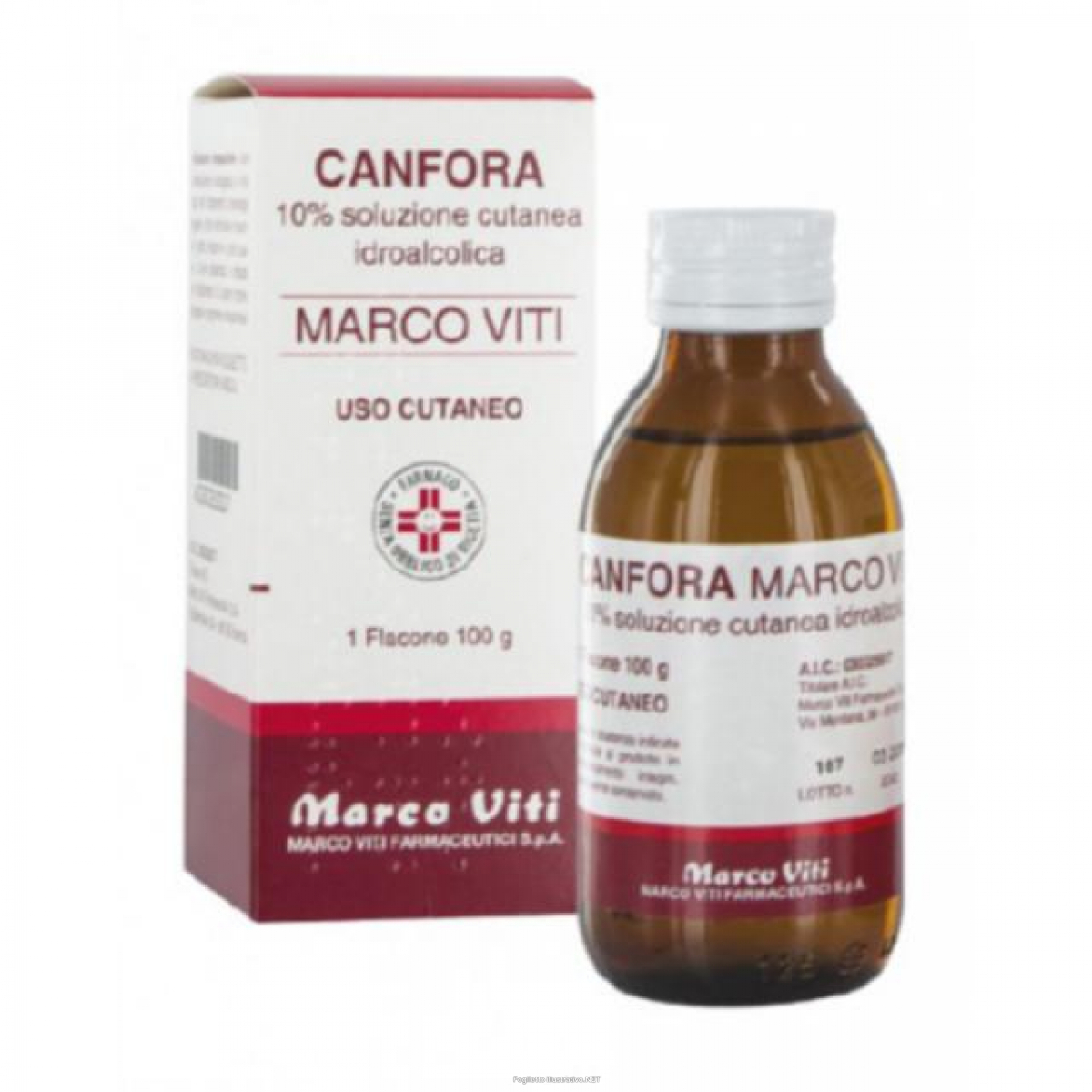 Marco Viti Canfora 10% Soluzione Cutanea Idroalcolica 100 Ml