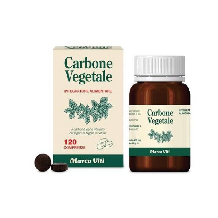Marco Viti Carbone Vegetale Gonfiore Addominale 120 Compresse