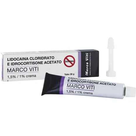 Marco Viti Lidocaina Idrocortisone Crema Contro Ragadi 30 G