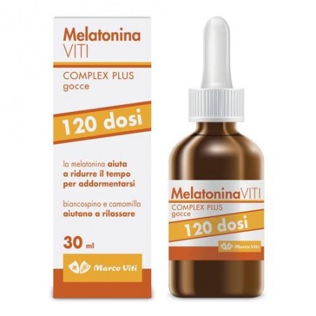 Marco Viti Melatonina Viti Complex Plus Integratore Gocce 30 Ml