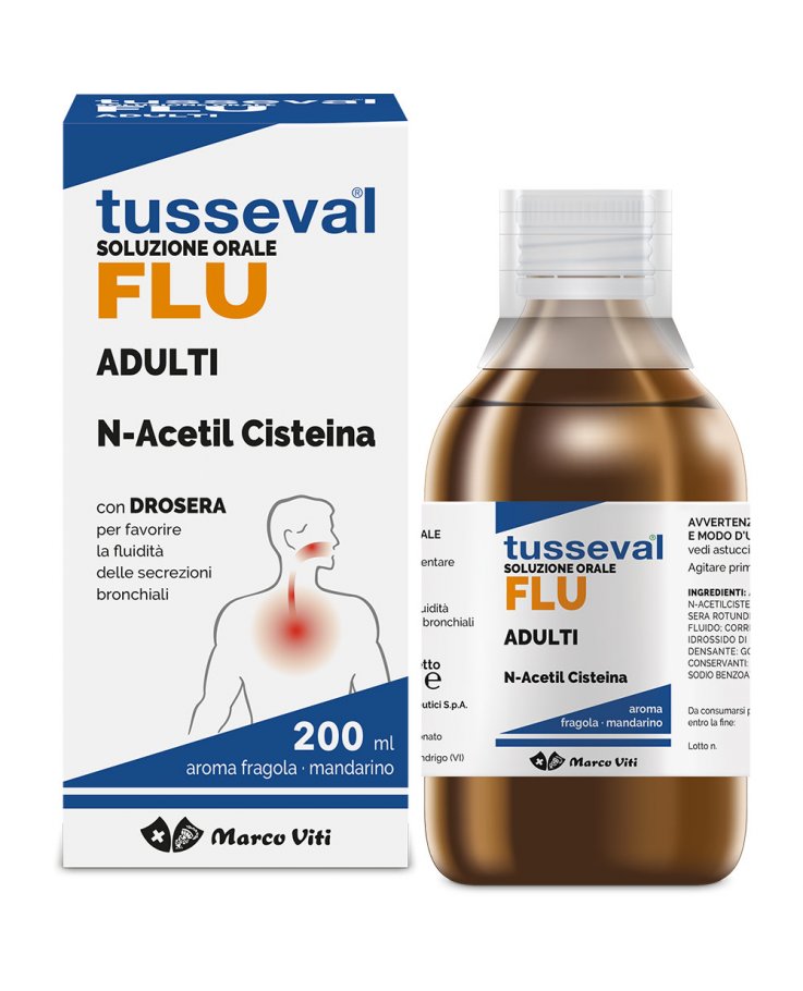 Marco Viti Tusseval Flu Soluzione Orale Adulti 200 Ml