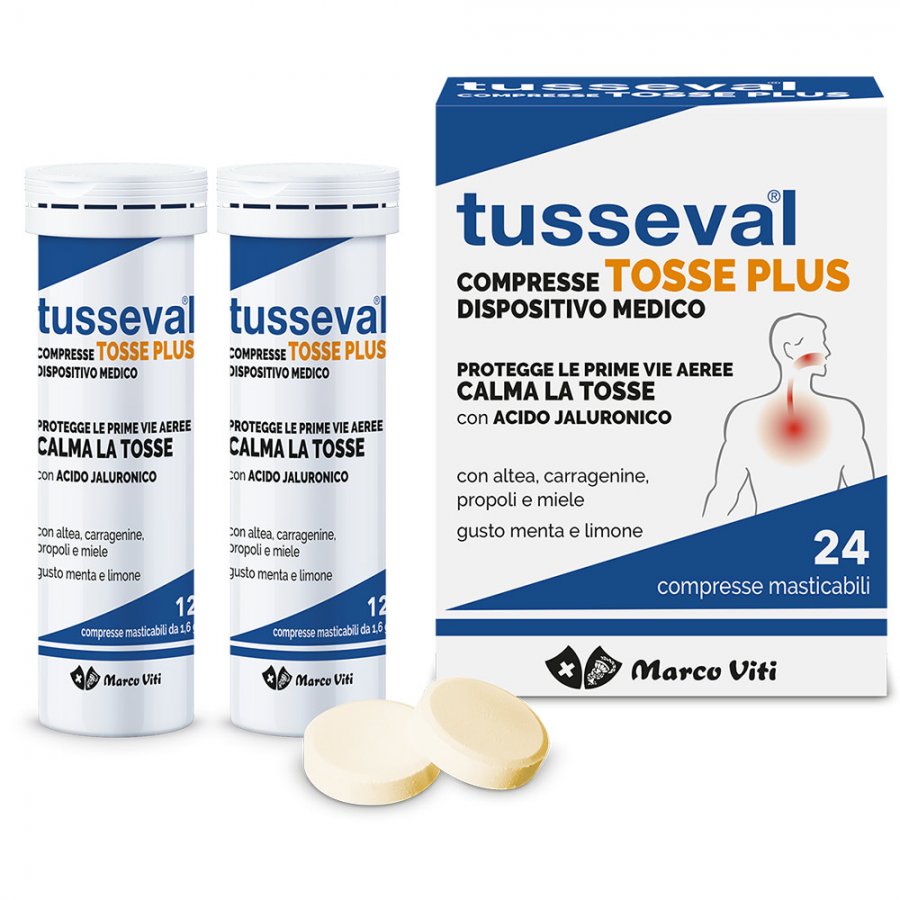 Marco Viti Tusseval Tosse Plus Integratore 24 Compresse