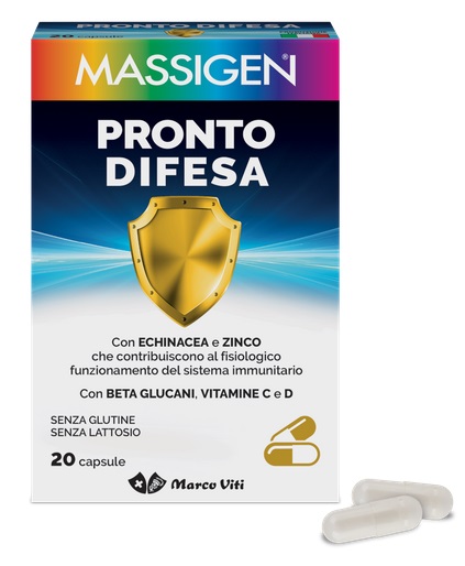 Marco Viti Massigen Pronto Difesa Integratore 20 Capsule