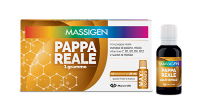 Marco Viti Massigen Pappa Reale Integratore 10 Flaconcini
