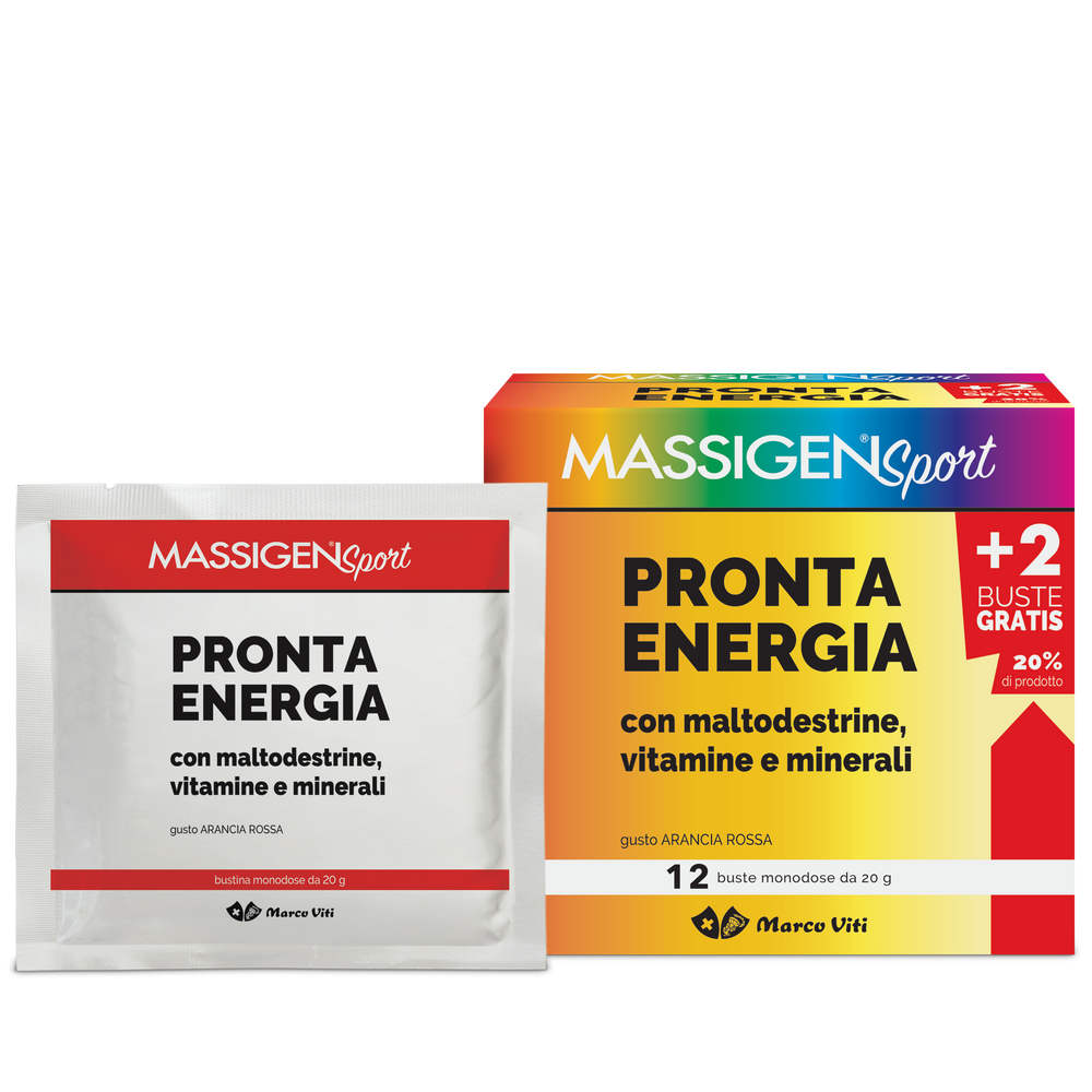 Marco Viti Massigen Sport Pronta Energia Integratore 12 Bustine