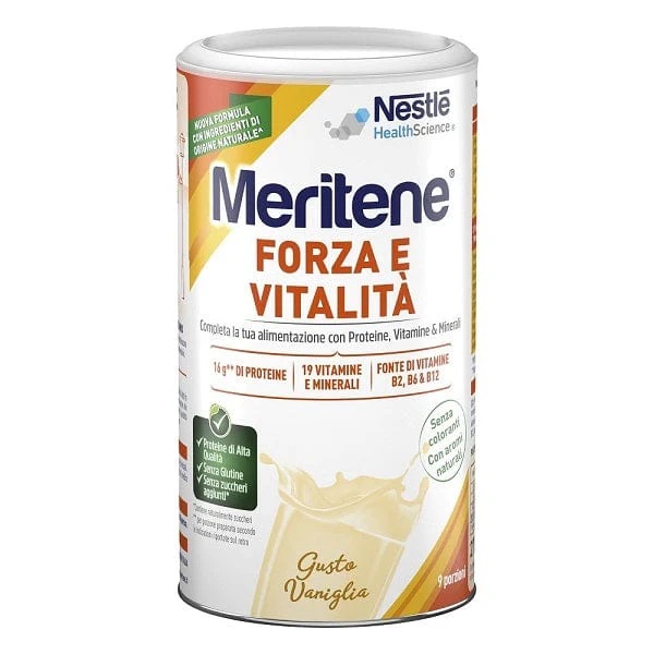 Nestlé Meritene Forza E Vitalità Integratore Vaniglia 270 Grammi