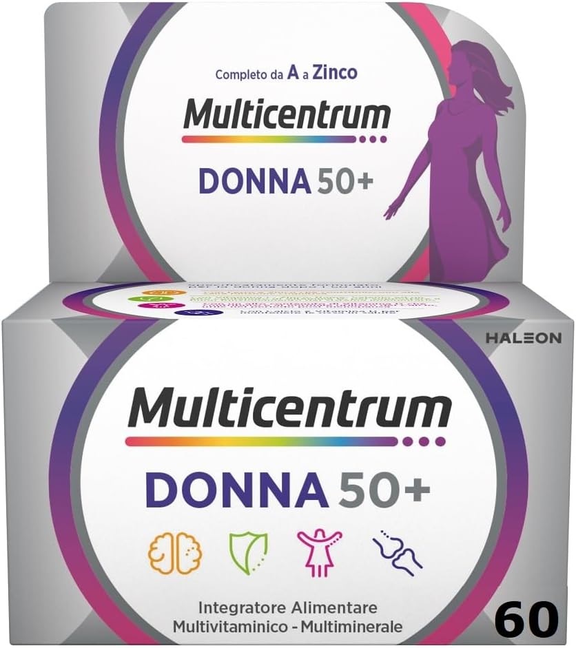 Multicentrum Donna 50+ Integratore Alimentare 30 Compresse