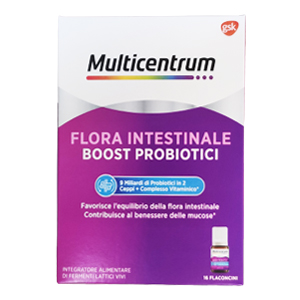 Multicentrum Flora Intestinale Boost Probiotici 16 Flaconi
