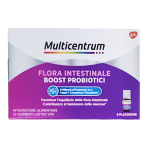 Multicentrum Flora Intestinale Boost Probiotici 8 Flaconi