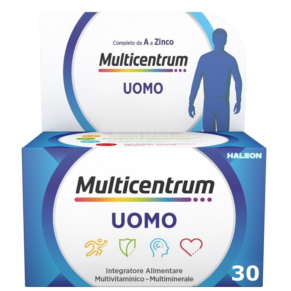 Multicentrum Uomo Integratore Alimentare 30 Compresse