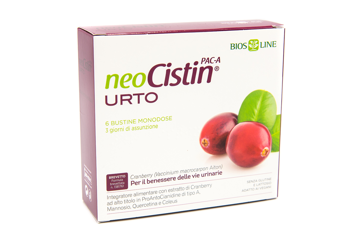 Biosline Neocistin Pac-a Urto Integratore Alimentare 6 Bustine