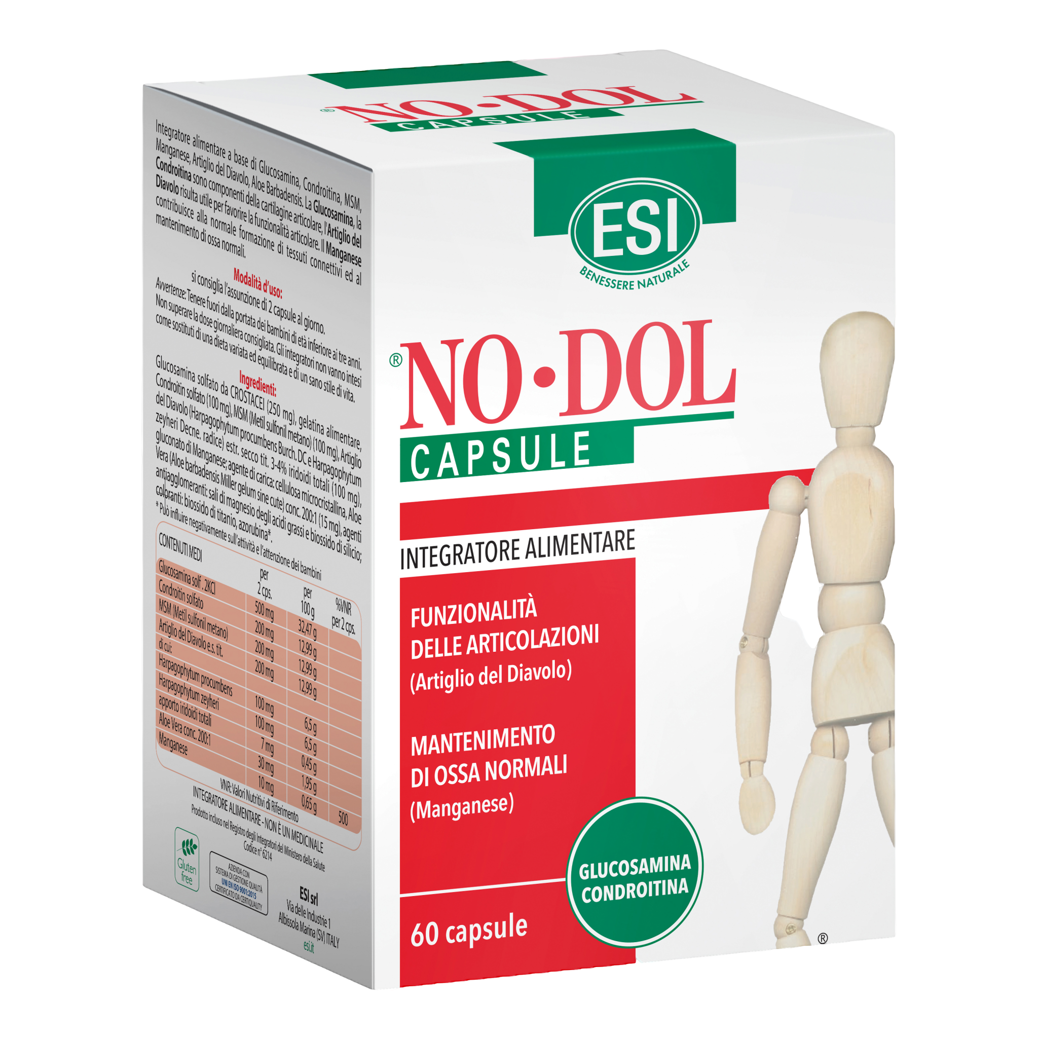 Esi No Dol Per Dolori Delle Articolazioni 60 Capsule