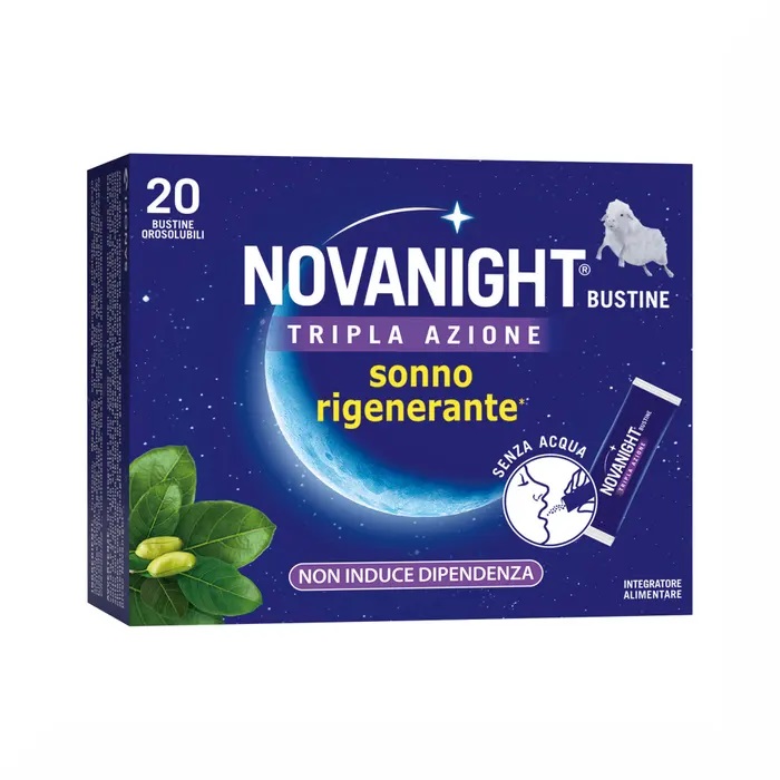 Novanight Tripla Azione Integratore Per Dormire 20 Bustine