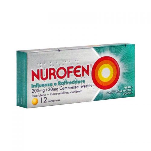 Nurofen Influenza Raffreddore  Confezione Da 12 Compresse
