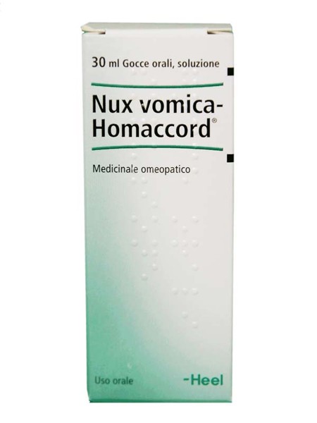 Nux Vomica Homaccord Omeopatico Per La Digestione Gocce 30 Ml