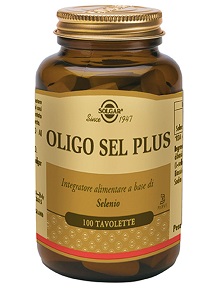 Solgar Oligo Sel Plus Integratore Alimentare 100 Tavolette